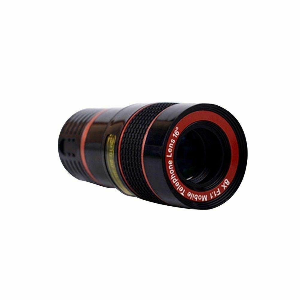 HD 8X Clip On Optical Zoom Telescope Camera Lens