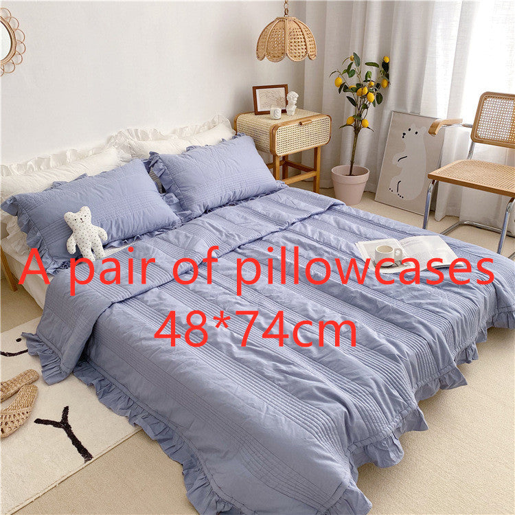 A Single Piece Of Pure Cotton Thick Bed Sheet