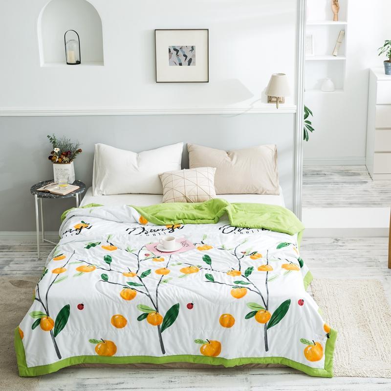 Printed summer quilt core air conditioner