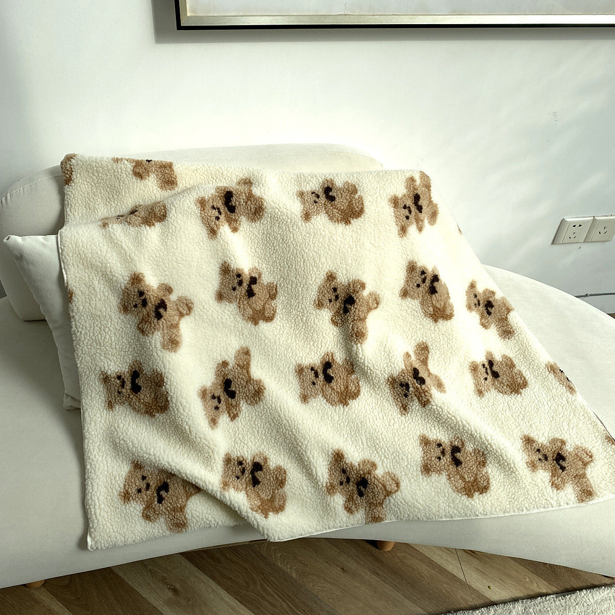 Thickened Warm Cute Ins Wind Bear Blanket