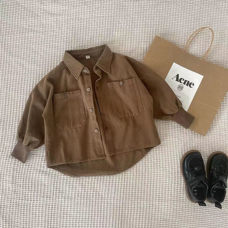 Fried Street Fashion Children's Clothing Fashionable Baby Spring And Autumn Cool Handsome Clothes