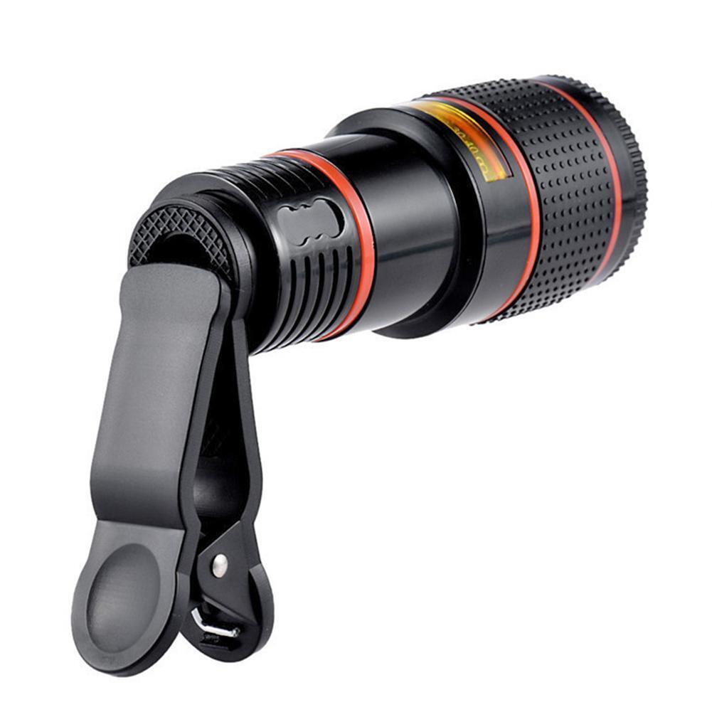 HD 8X Clip On Optical Zoom Telescope Camera Lens