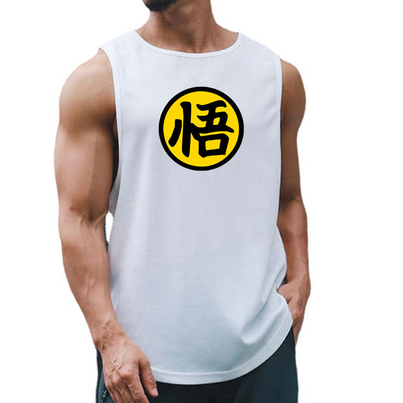 Men's running and fitness vest summer