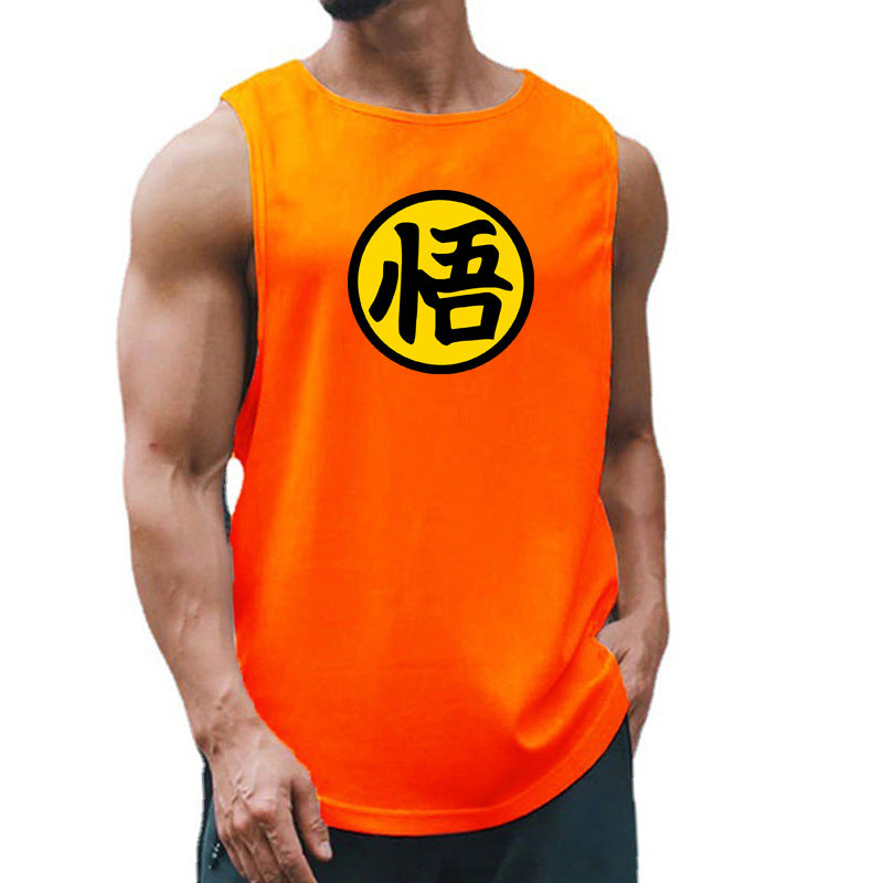 Men's running and fitness vest summer