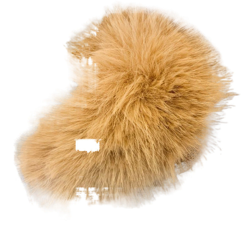 Double Zipper Fur Collar