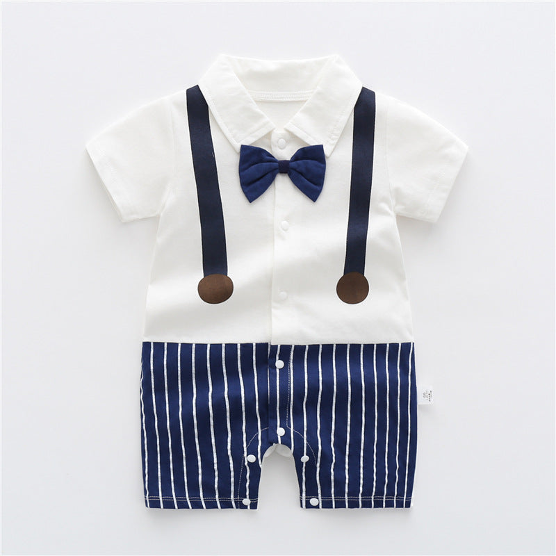 Baby Boy Jumpsuit Summer Short Sleeve