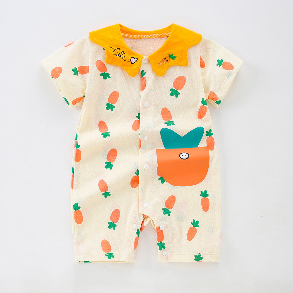 Baby Boy Jumpsuit Summer Short Sleeve