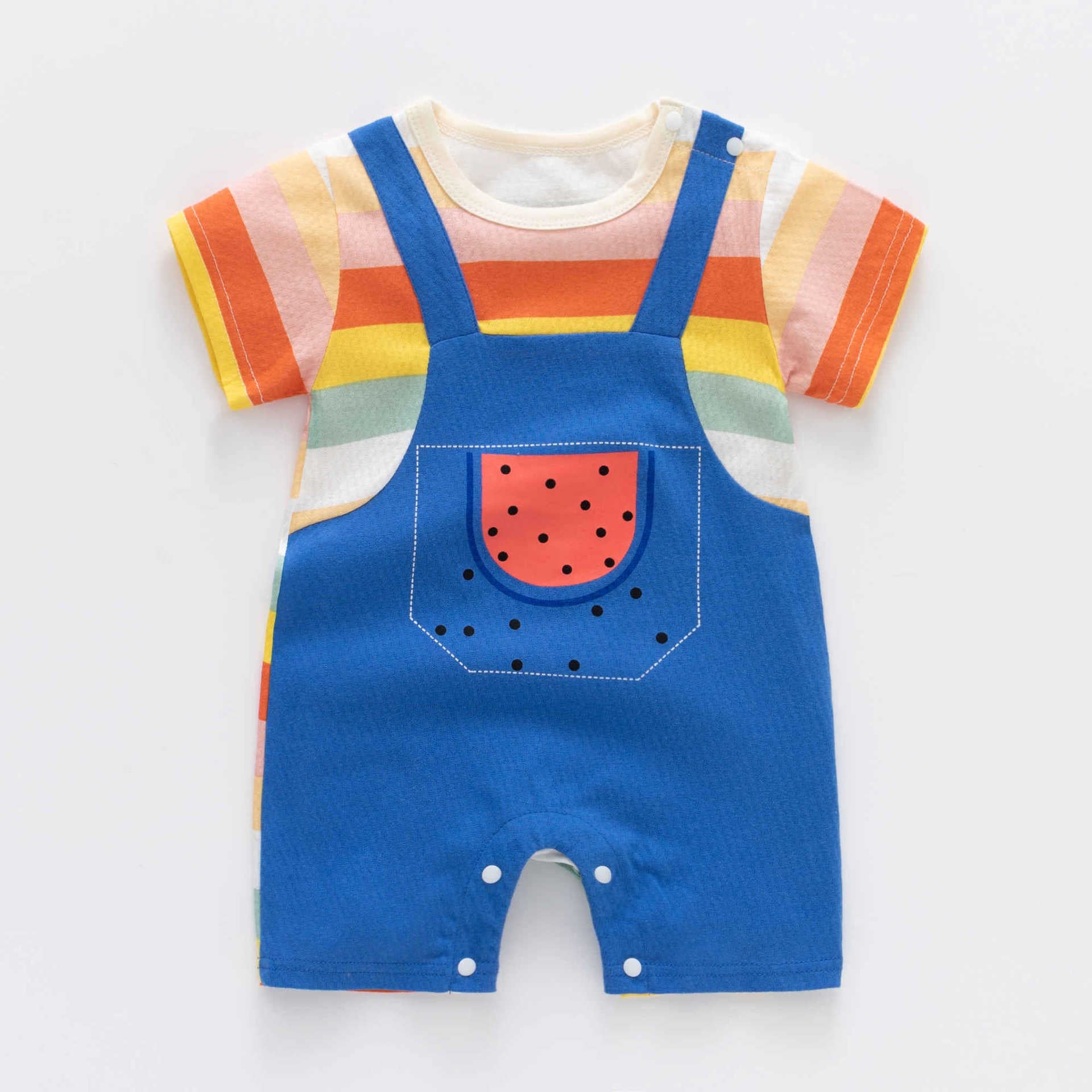 Baby Boy Jumpsuit Summer Short Sleeve