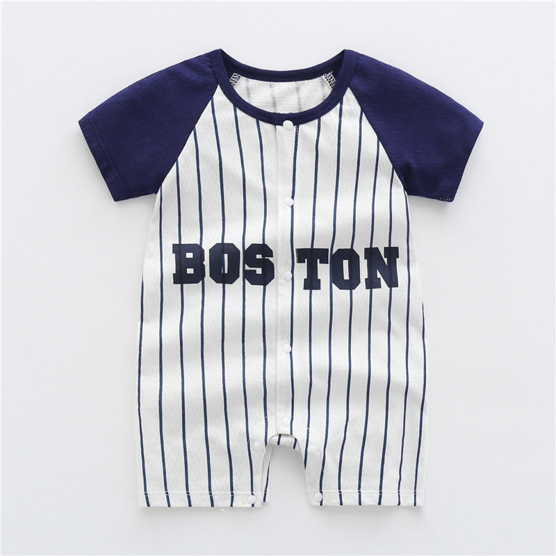 Baby Boy Jumpsuit Summer Short Sleeve