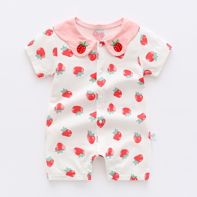 Baby Boy Jumpsuit Summer Short Sleeve